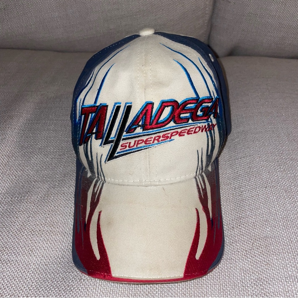 Talladega Superspeedway Dad Hat Cap Strap Back NASCAR Racing ISC Mens NASCAR